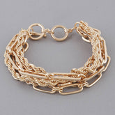 Multi Chain Toggle Bracelet